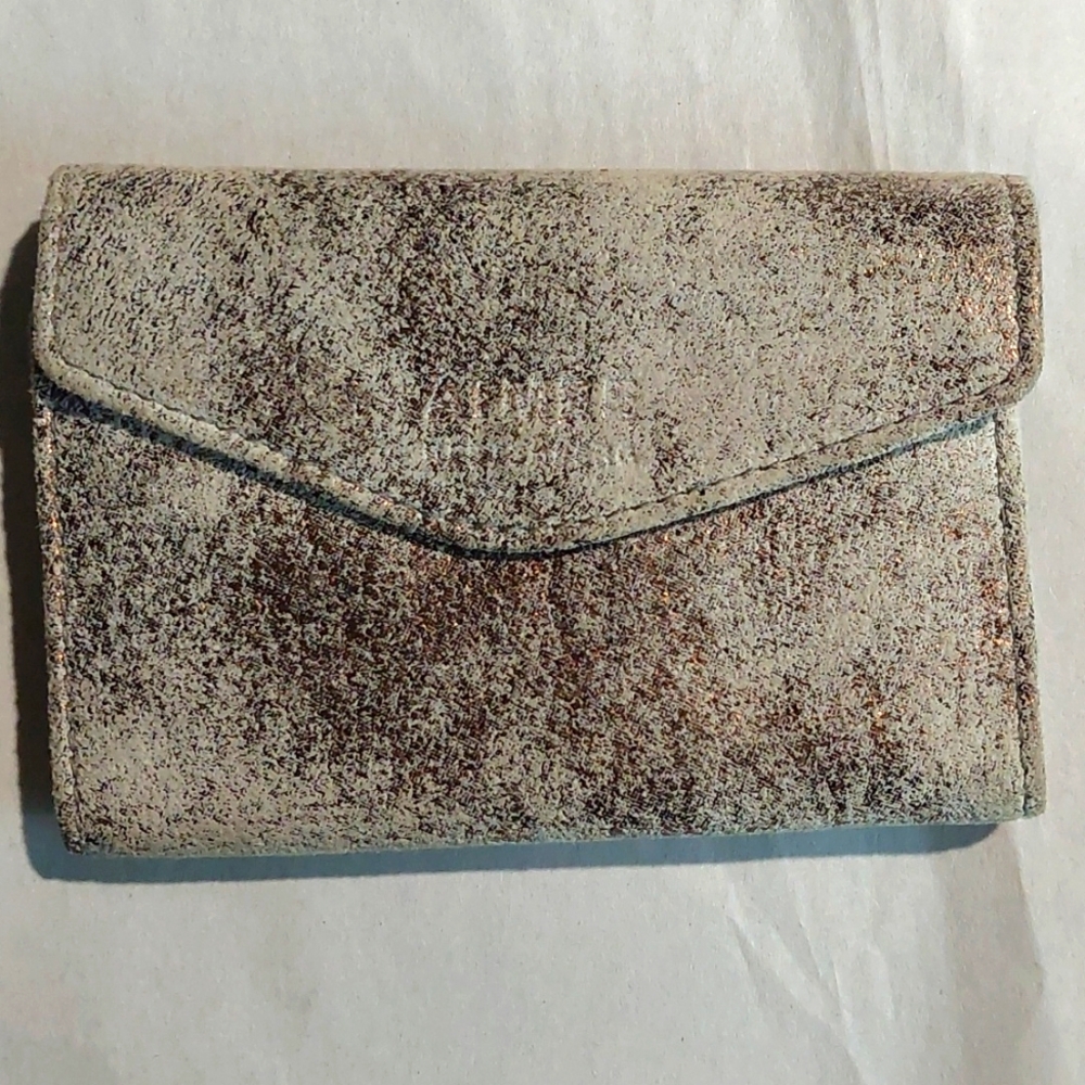 Aimee Kestenberg suede jewelry wallet